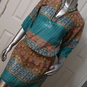 Ivy Jane cotton boho dress with beads